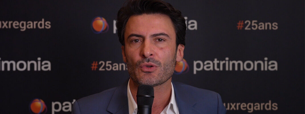 Salon Patrimonia à Lyon : Jean-François Vigneron dans la media room